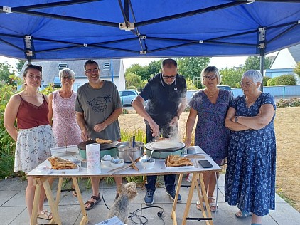 Claire, Anne-Marie, Tristan, Christophe, Sylvie et Martine